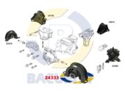 Coxim Dianteiro Motor do Honda Civic 92 a 2000 Lado Esquerdo - Cambio Manual